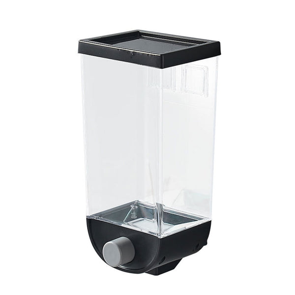 Wall-Mounted Cereal Dispenser 1500ML container for dry food and grains.