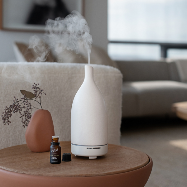 Aromatherapy Oil Diffuser & Air Humidifier With Auto Off Sensor